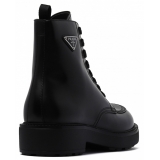 Prada - Black Leather Boots - Prada Exclusive Luxury Collection