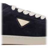 Prada - Midnight Blue Lane Sneakers - Prada Exclusive Luxury Collection