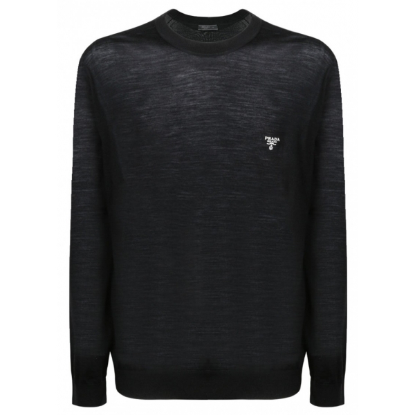 Prada - Black Wool Sweater - Prada Exclusive Luxury Collection