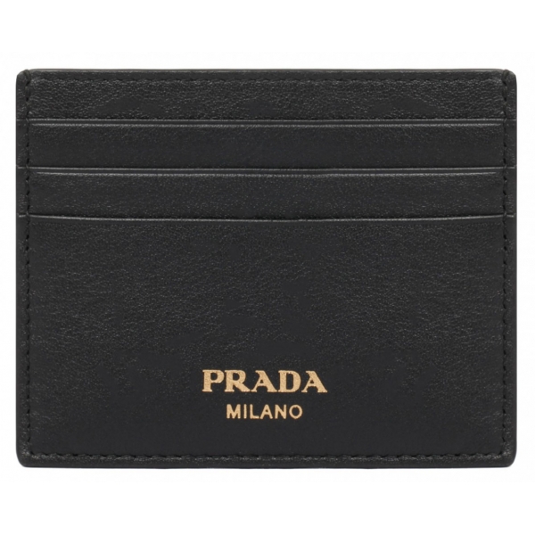 Prada - Black Leather Card Holder - Prada Exclusive Luxury Collection