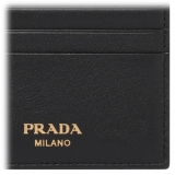 Prada - Black Leather Card Holder - Prada Exclusive Luxury Collection