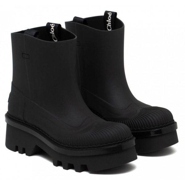 Chloé - Black Raina Boots - Chloé Exclusive Luxury Collection