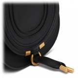 Chloé - Black Small Marcie Saddle Bag - Chloé Exclusive Luxury Collection