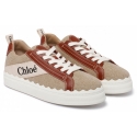 Chloé - Sneakers Lauren Bianche e Marroni - Chloé Exclusive Luxury Collection