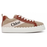 Chloé - Sneakers Lauren Bianche e Marroni - Chloé Exclusive Luxury Collection