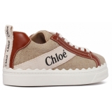 Chloé - Sneakers Lauren Bianche e Marroni - Chloé Exclusive Luxury Collection