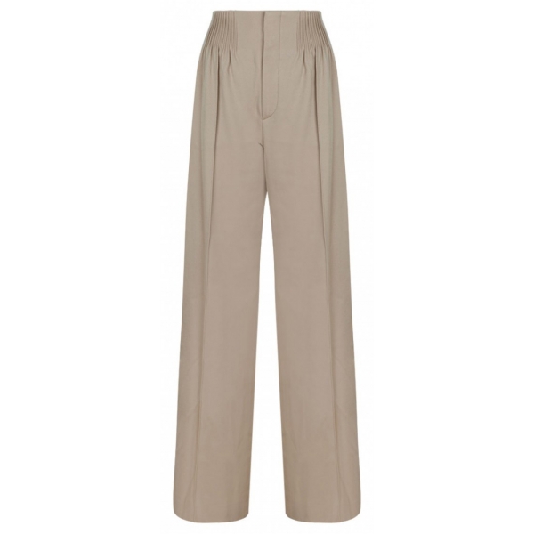 Chloé - Pantaloni Sartoriali Beige Perla - Chloé Exclusive Luxury Collection