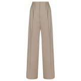 Chloé - Pantaloni Sartoriali Beige Perla - Chloé Exclusive Luxury Collection