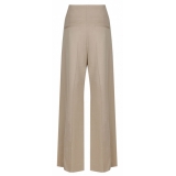 Chloé - Pantaloni Sartoriali Beige Perla - Chloé Exclusive Luxury Collection