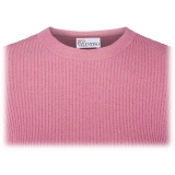 Valentino - Pink Cotton Blend Top - Valentino Exclusive Luxury Collection