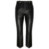 Valentino - Pantaloni Corti in Pelle Nera - Valentino Exclusive Luxury Collection