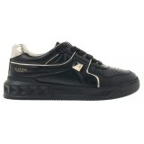 Valentino - Black Calf Sneakers - Valentino Exclusive Luxury Collection