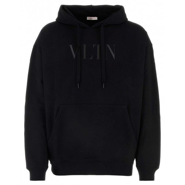 Valentino - Valentino Logo Printed Drawstring Hoodie - Valentino Exclusive Luxury Collection