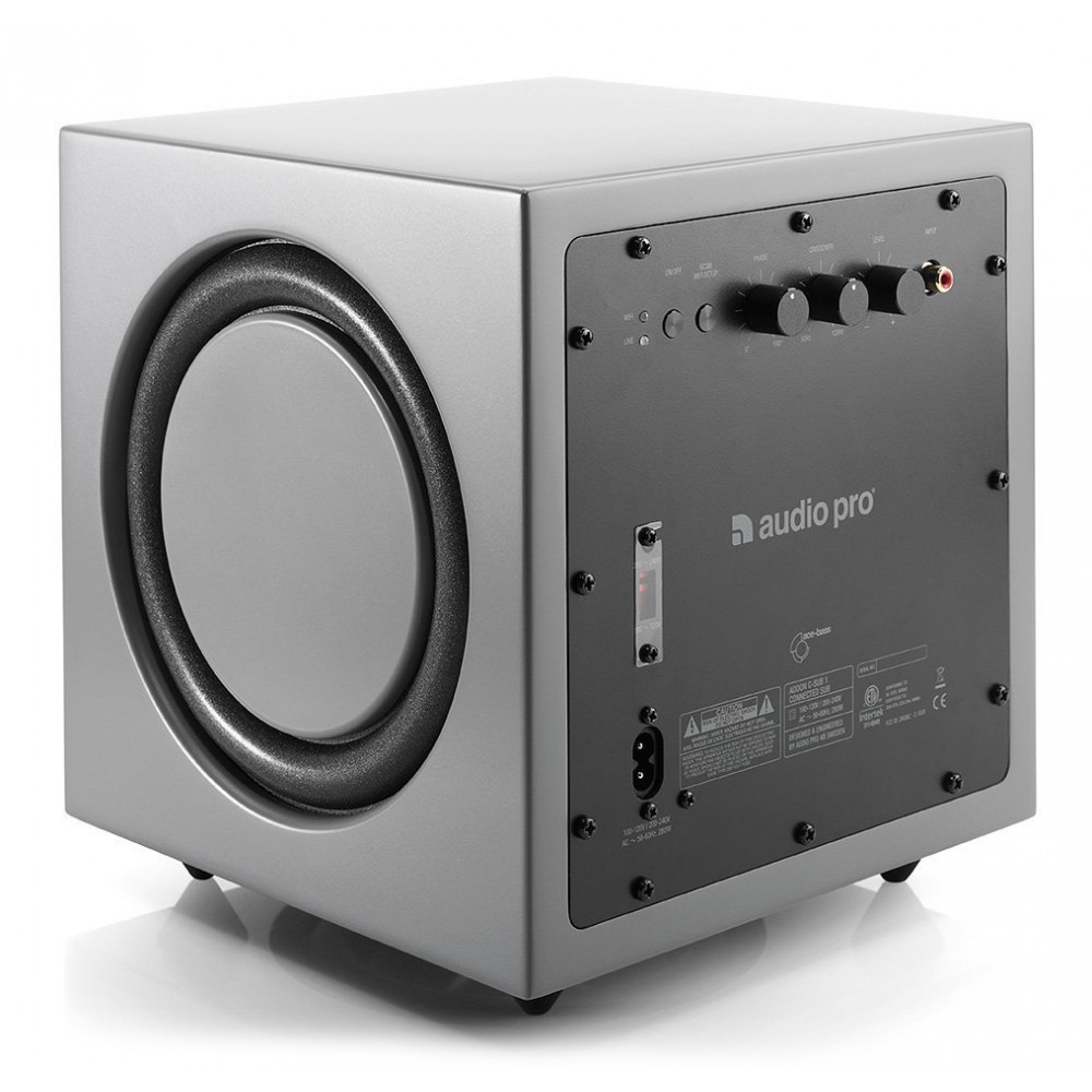 Audio Pro - Addon C-SUB - High Quality Subwoofer - WLAN Multi-Room - Stereo, Bluetooth, Wireless, WiFi - Avvenice
