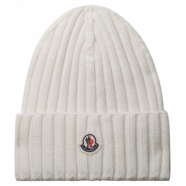 Moncler - Berretto Bianco Crema - Moncler Exclusive Luxury Collection