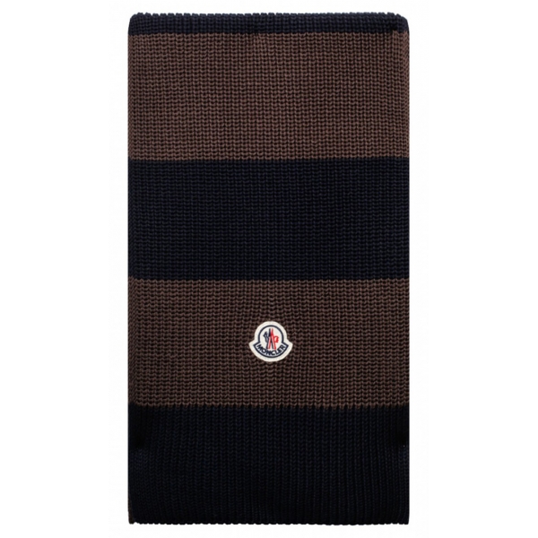 Moncler - Brown and Black Scarf - Moncler Exclusive Luxury Collection