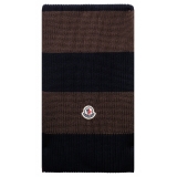 Moncler - Brown and Black Scarf - Moncler Exclusive Luxury Collection