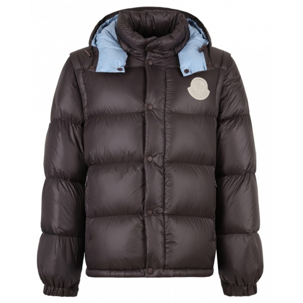 MONCLER シーニュ パッファージャケット ベルト付き Moncler - Brown Cyclone Padded Jacket - Moncler Exclusive