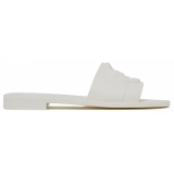 Moncler - Moncler White Mon Slides - Moncler Exclusive Luxury Collection