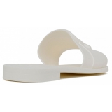 Moncler - Moncler White Mon Slides - Moncler Exclusive Luxury Collection