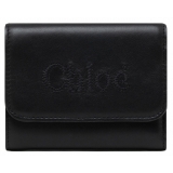 Chloé - Black Sense Small Wallet - Chloé Exclusive Luxury Collection