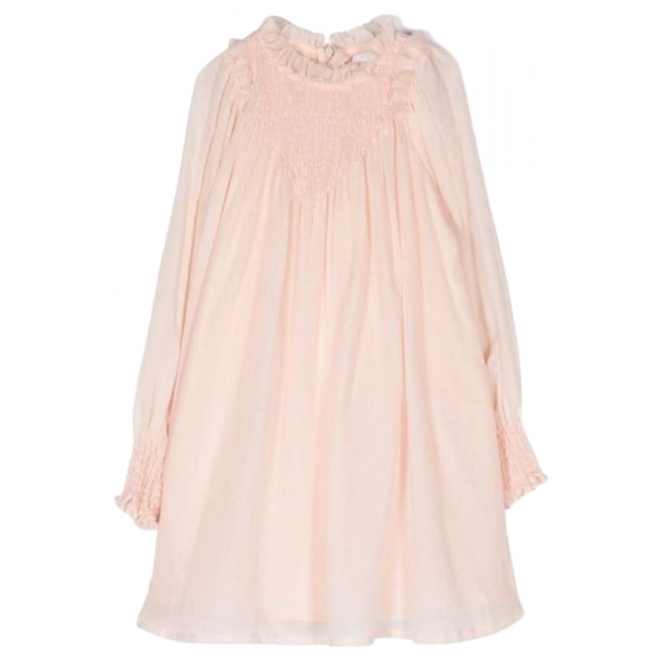 Chloé - Vestito Rosa Lavato per Bambini - Chloé Exclusive Luxury Collection