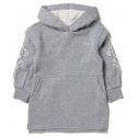 Chloé - Felpa con Cappuccio per Bambini Grigio Ardesia - Chloé Exclusive Luxury Collection