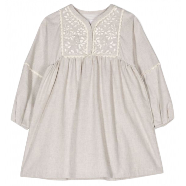 Chloé - Abito per Bambini Beige Cinese - Chloé Exclusive Luxury Collection