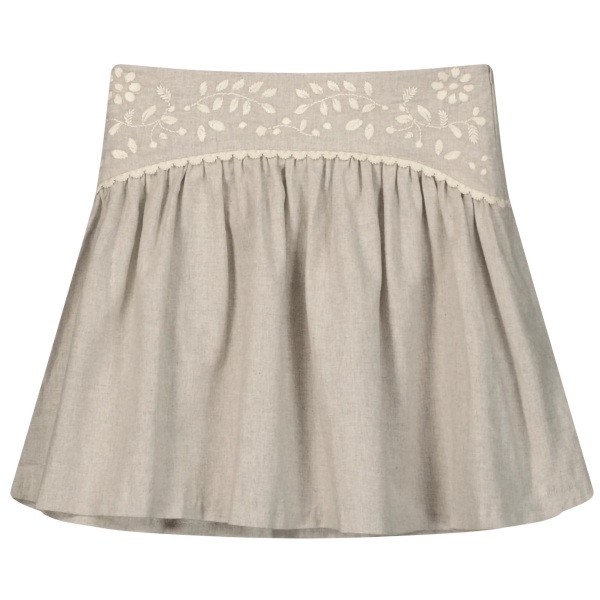 Chloé - Chine Beige Kids Skirt - Chloé Exclusive Luxury Collection