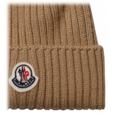 Moncler - Berretto Con Pompon Beige Sabbia - Moncler Exclusive Luxury Collection