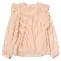 Chloé - Kids Ruffle-Detail Silk Blouse - Chloé Exclusive Luxury Collection