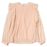 Chloé - Kids Ruffle-Detail Silk Blouse - Chloé Exclusive Luxury Collection