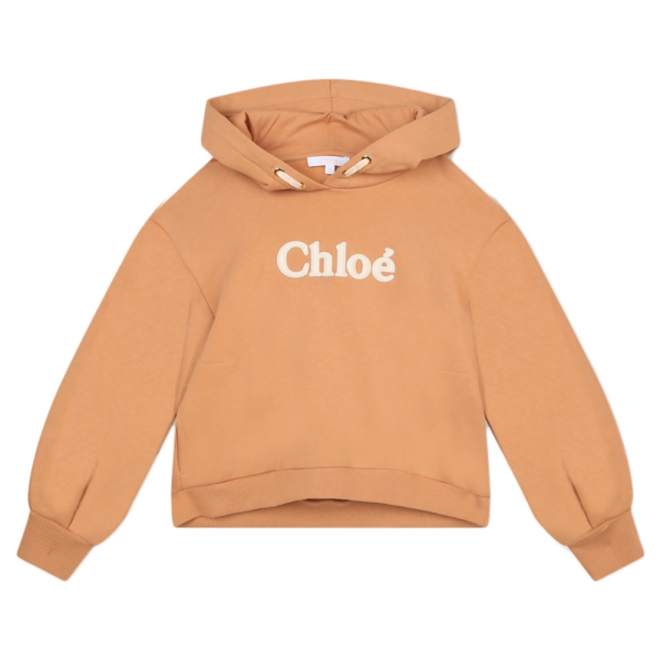 Chloé - Felpa con Cappuccio per Bambini - Chloé Exclusive Luxury Collection