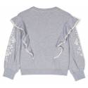 Chloé - Kids Grey Ruffled Sweatshirt - Chloé Exclusive Luxury Collection