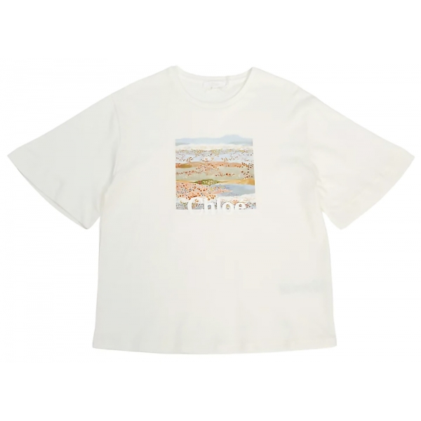 Chloé - T-Shirt Bianca Sporca per Bambini - Chloé Exclusive Luxury Collection