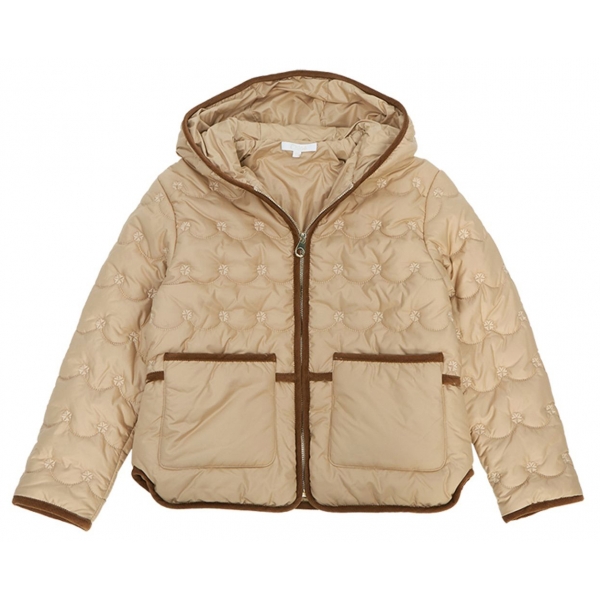 Chloé - Kids Hooded Quilted Coat - Chloé Exclusive Luxury Collection