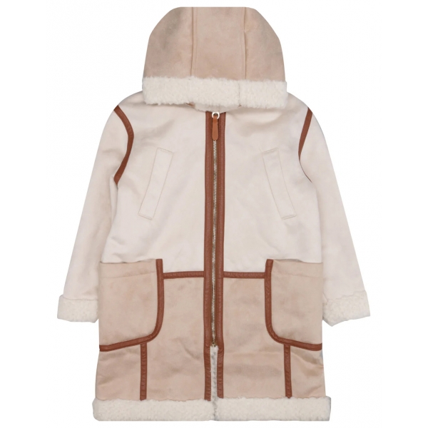 Chloé - Cappotto con Cappuccio per Bambini - Chloé Exclusive Luxury Collection