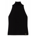 Twinset - High Neck Sleeveless Top - Black - Top - Made in Italy - Luxury Exclusive Collection