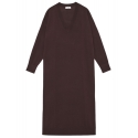 Ottod'Ame - Merino Wool Long Dress - Brown - Dresses - Luxury Exclusive Collection