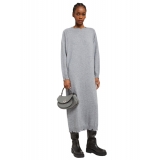 Ottod'Ame - Cashmere Blend Long Dress - Grey - Dresses - Luxury Exclusive Collection