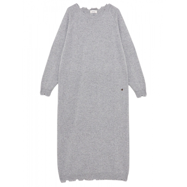 Ottod'Ame - Cashmere Blend Long Dress - Grey - Dresses - Luxury Exclusive Collection