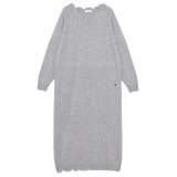 Ottod'Ame - Cashmere Blend Long Dress - Grey - Dresses - Luxury Exclusive Collection