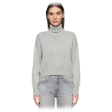 Dondup - Wool Turtleneck Sweater - Grey - Knitwear - Luxury Exclusive Collection