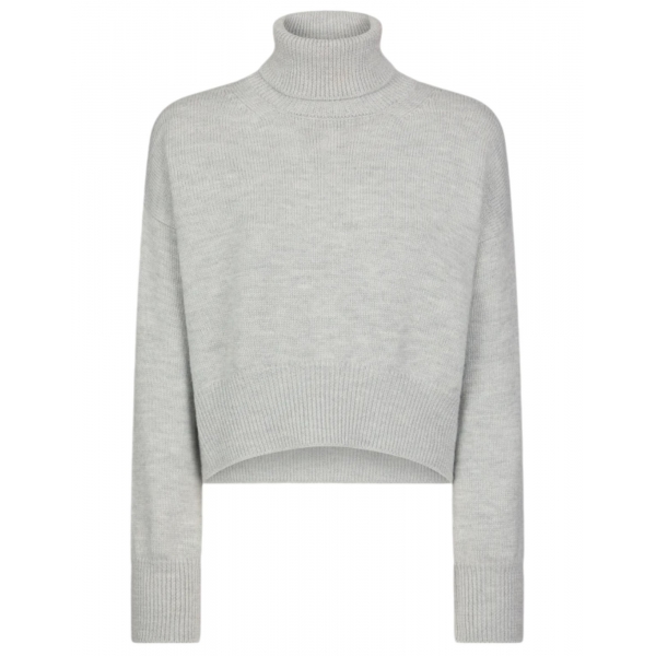 Dondup - Wool Turtleneck Sweater - Grey - Knitwear - Luxury Exclusive Collection