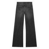 Dondup - Jeans Wide Leg Vita Regolare - Nero - Pantalone - Luxury Exclusive Collection