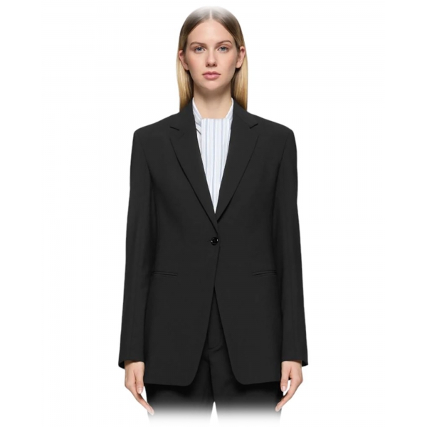 Dondup - Blazer Monopetto con un Bottone - Nero - Giacca - Luxury Exclusive Collection