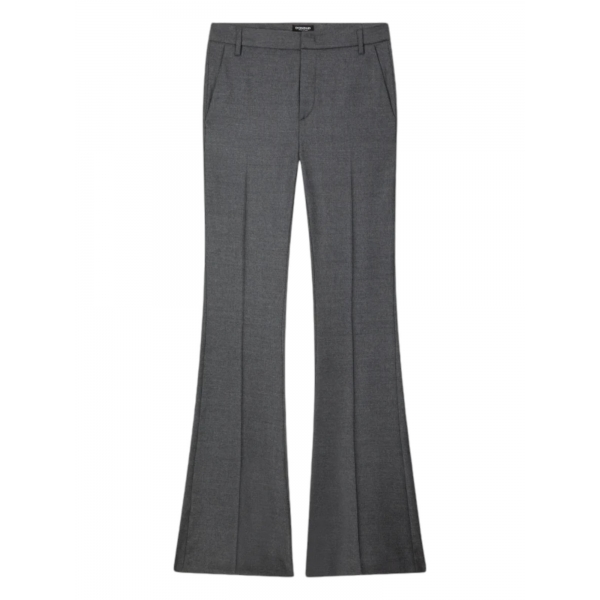 Dondup - Flannel Chino Bootcut Trousers - Grey - Trousers - Luxury Exclusive Collection