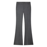 Dondup - Pantalone Bootcut Chino in Flanella - Grigio - Pantalone - Luxury Exclusive Collection