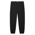 Dondup - Pantalone Jogger con Elastici sul Fondo - Nero - Pantalone - Luxury Exclusive Collection