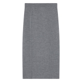 Pinko - Wool Knit Long Skirt - Grey - Skirt - Made in Italy - Luxury Exclusive Collection